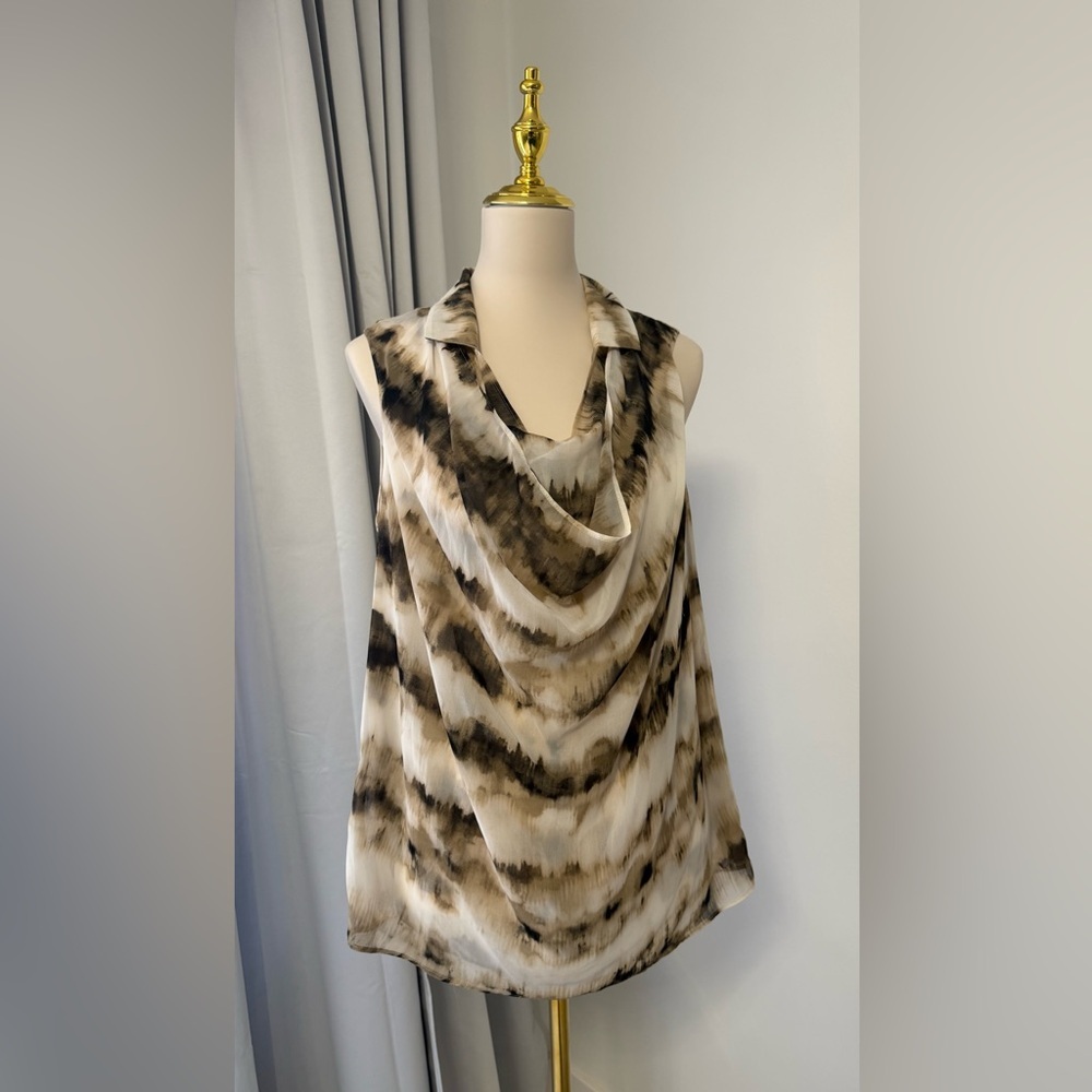I.N.C. Stylish Sleeveless Cowl Neck Top